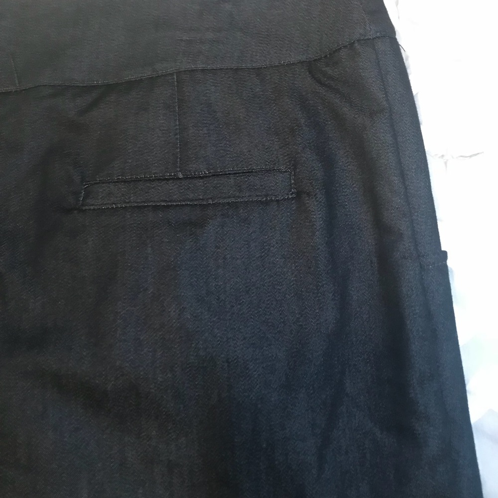 Navy Blue Work Skirt - Picture 5 of 5